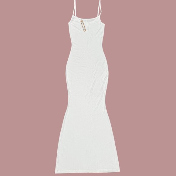 NWT Women's SKIMS Soft Lounge Long Slipdress in "Marble" LIMITED EDITION | Med. - Picture 7 of 14